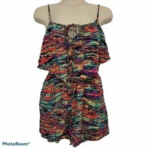𝅺LOVE Fire Short Romper Size Small